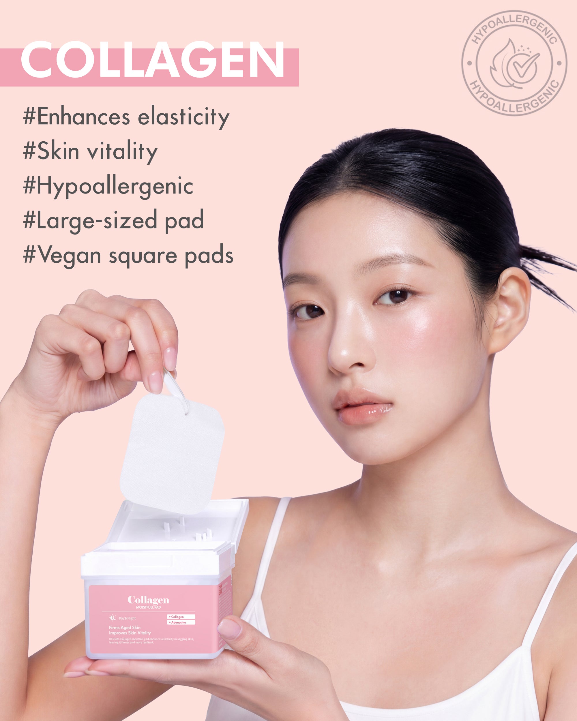 DERMAL Collagen Moistfull Pad 120 Sheets