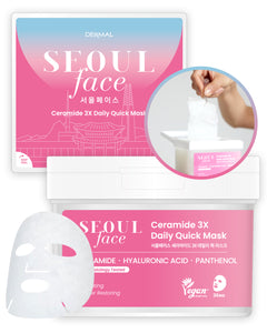 DERMAL Ceramide 3X Daily Quick Sheet Mask 36 Sheets
