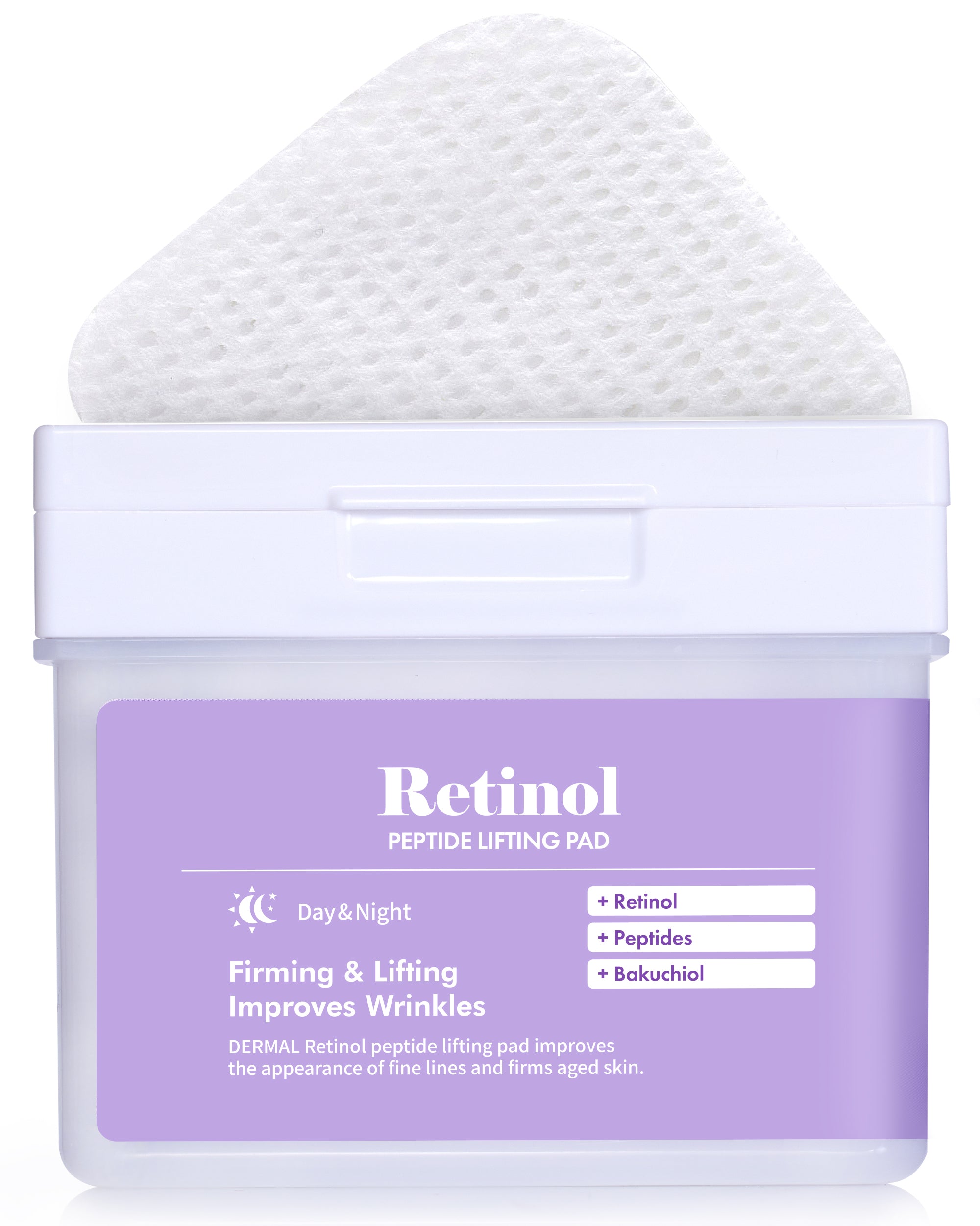 DERMAL Retinol Peptide Lifting Pad 120 Sheets