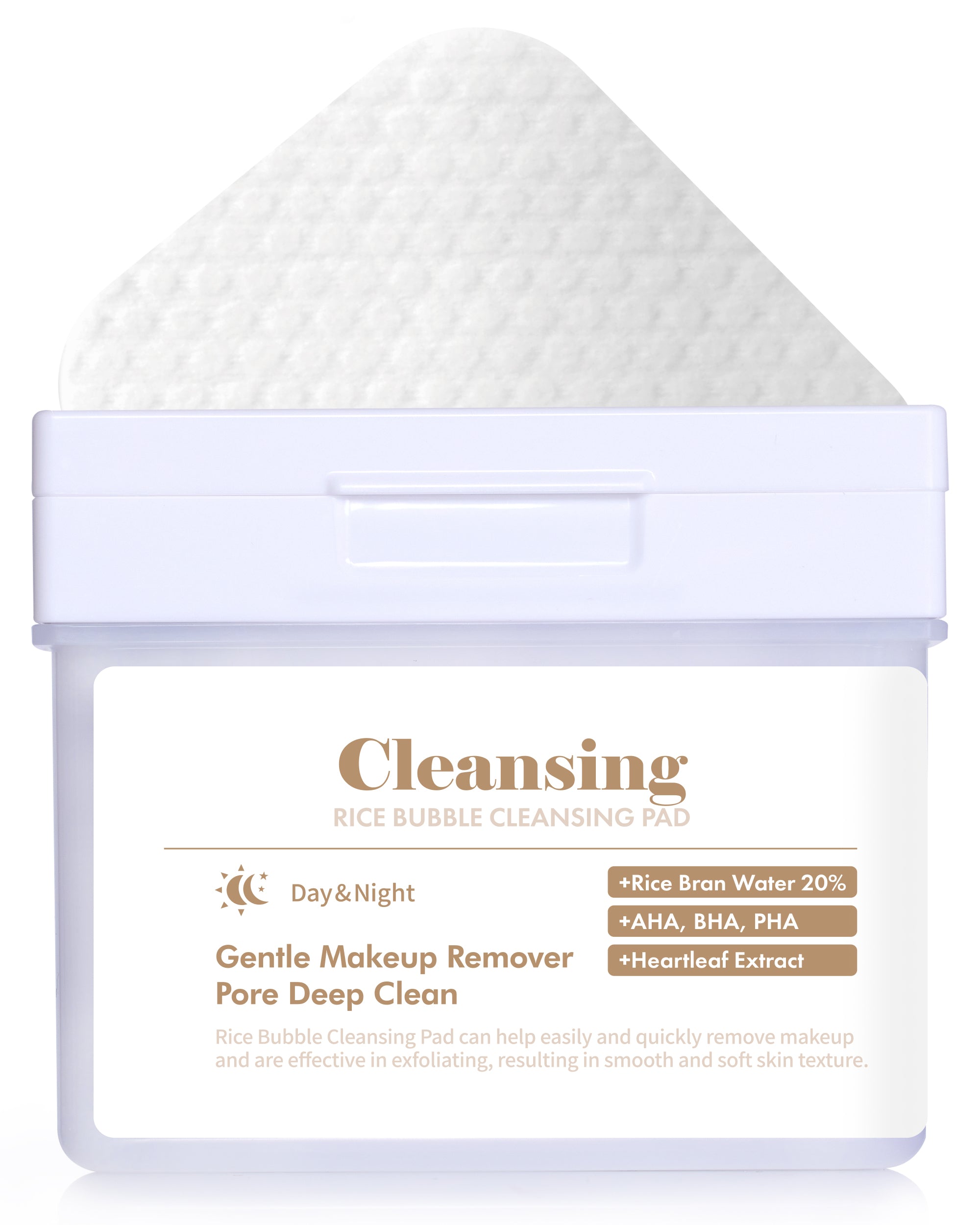 DERMAL Rice Bubble Cleansing Pad