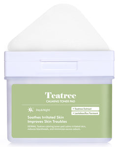 DERMAL Teatree Calming Toner Pad  120 Sheets